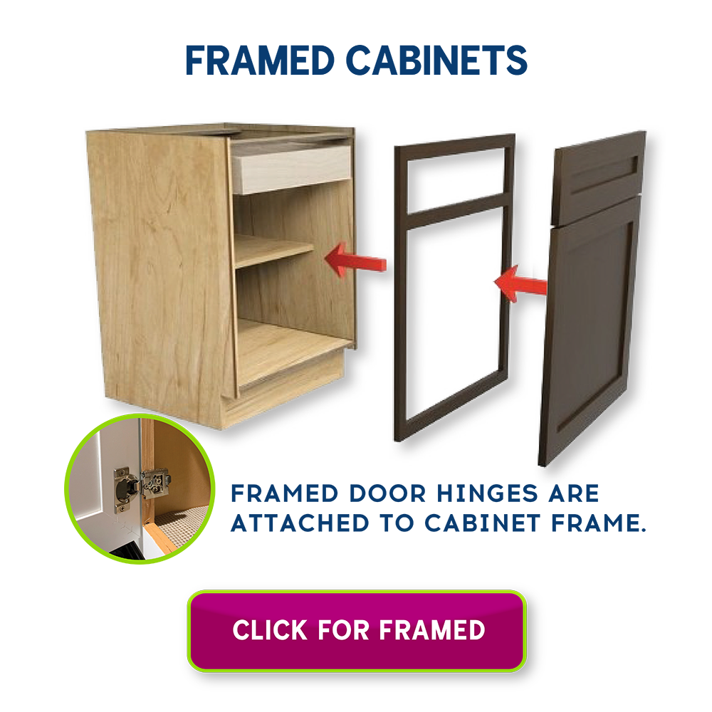 Framed or Frameless Cabinet Construction