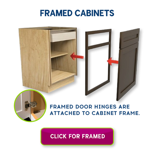 Framed or Frameless Cabinet Construction