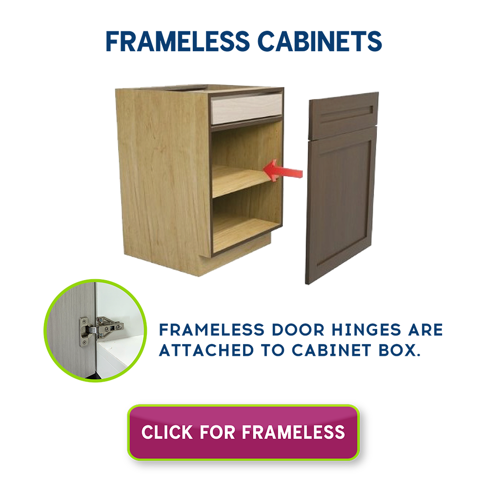 Framed or Frameless Cabinet Construction